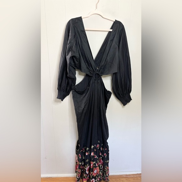 Anthropologie Karolina Cut-Out Maxi Dress Size 22 W new - Picture 2 of 8